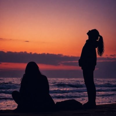 Sandy & Moonwaves portrait
